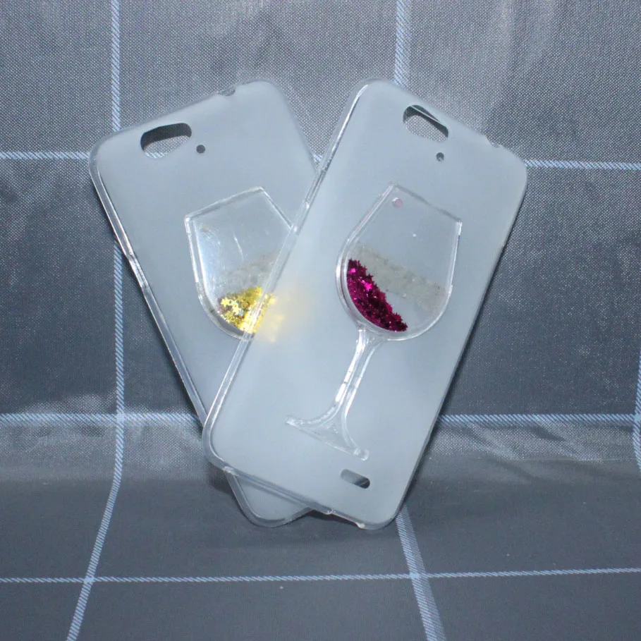 Роскошный милый красное вино с жидким песком чехол для телефона zte лезвие L4 pro A475 5