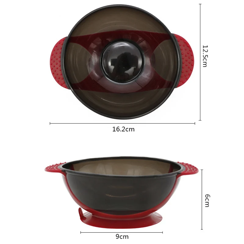 

Salon Hair Dye Colouring Bowl Brush Comb Mixing Sucker Palette Bowl Barber Tint Hairdressing Beauty Hair Color Bowl Styling Tool