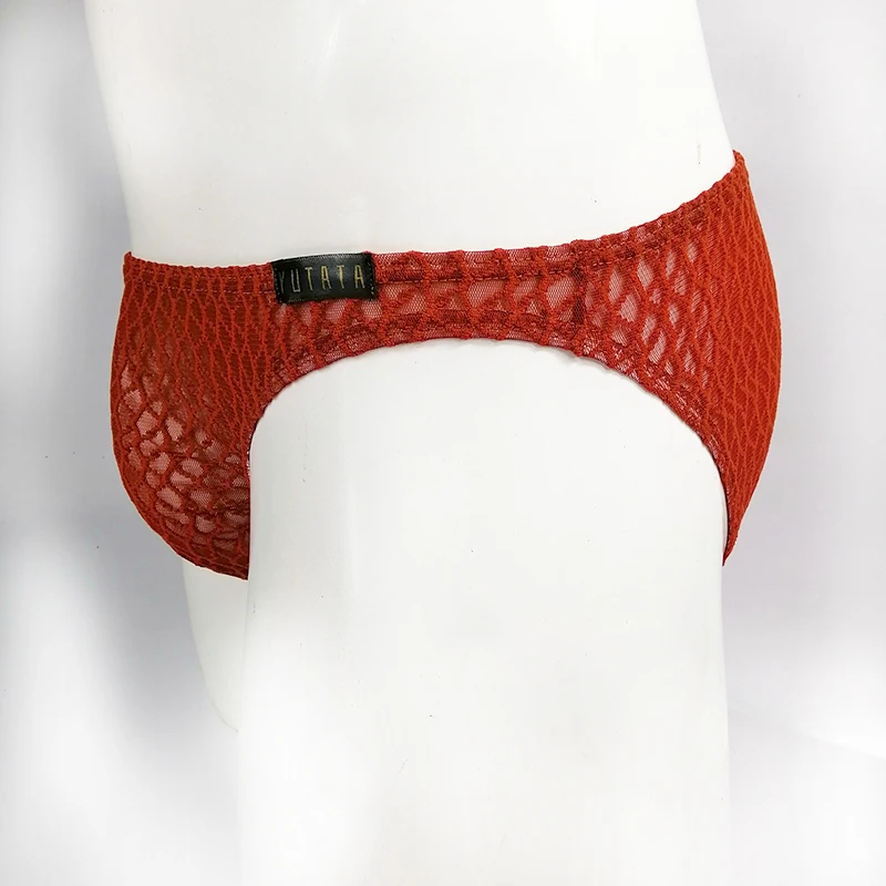 2019 модное мужское однотонное женское Прозрачное нижнее белье сексуальные трусы