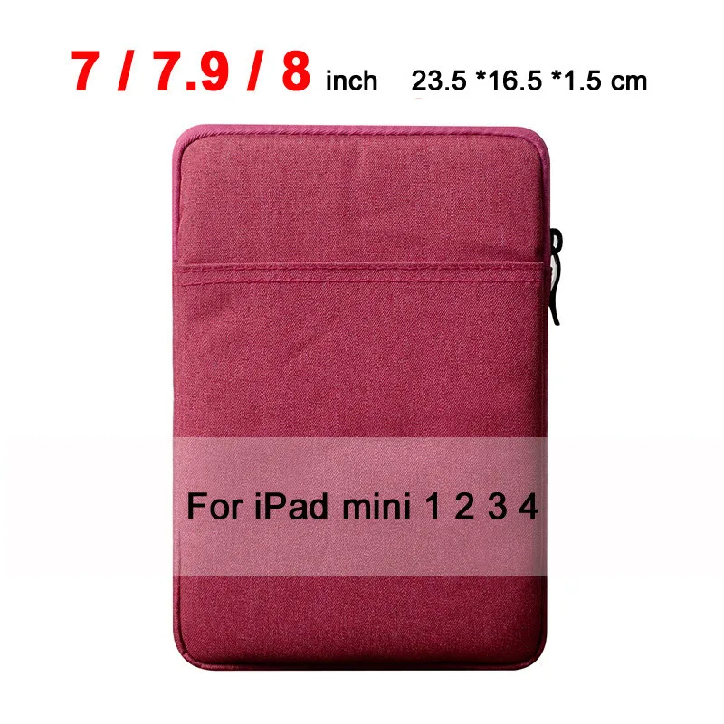 7-Red-ND Ноутбук чехол Чехол для Apple iPad 2 3 4/iPad воздуха 1 2 3 /для i Pad 9,7 Pro 9,7 10,5 11 12,9 планшетный ПК чехол - Цвет: 7-Red-ND