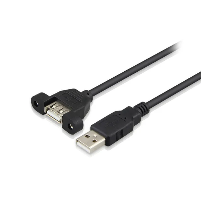 Кабель USB 2 0 удлинитель Папа мама угловой штекер для крепления панели