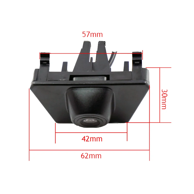 CCD автомобильная парковочная фронтальная ccd-камера для Toyota new Camry Corolla LAND CRUISER highlander фронтальная Водонепроницаемая камера