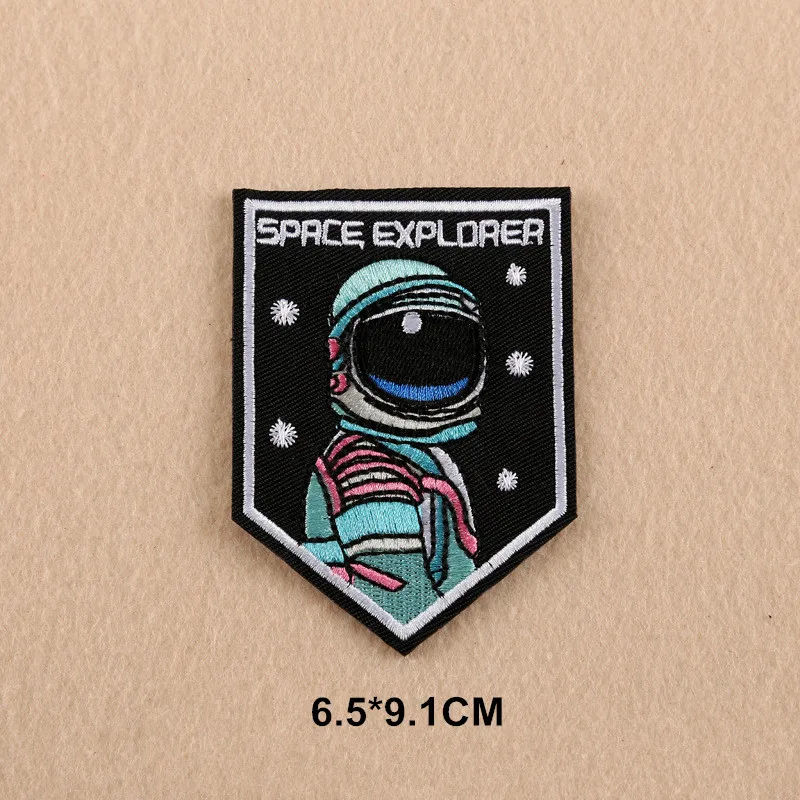 10 шт./лот астронавт серия сделай сам вышитые нашивки Лот дети мультфильм Мотив