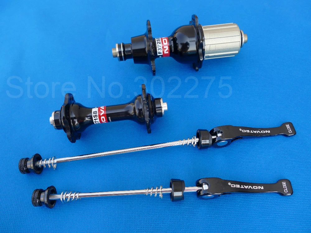 Черный концентратор Novatec передние и задние ступицы F &amp R 2 шт быстросъемные для