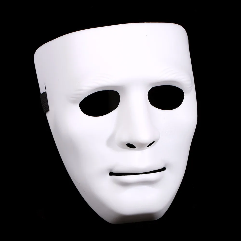 H & D популярные белые маски для танцев в стиле хип хоп маска Костюм Маска косплея