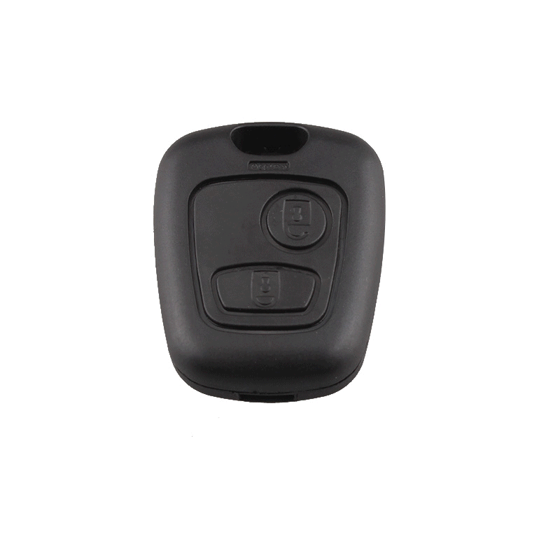 2 кнопки дистанционного ключа чехол для Citroen C1 C4 для peugeot 107 207 307 407 206 306 406 оригинальные ключи без лезвия