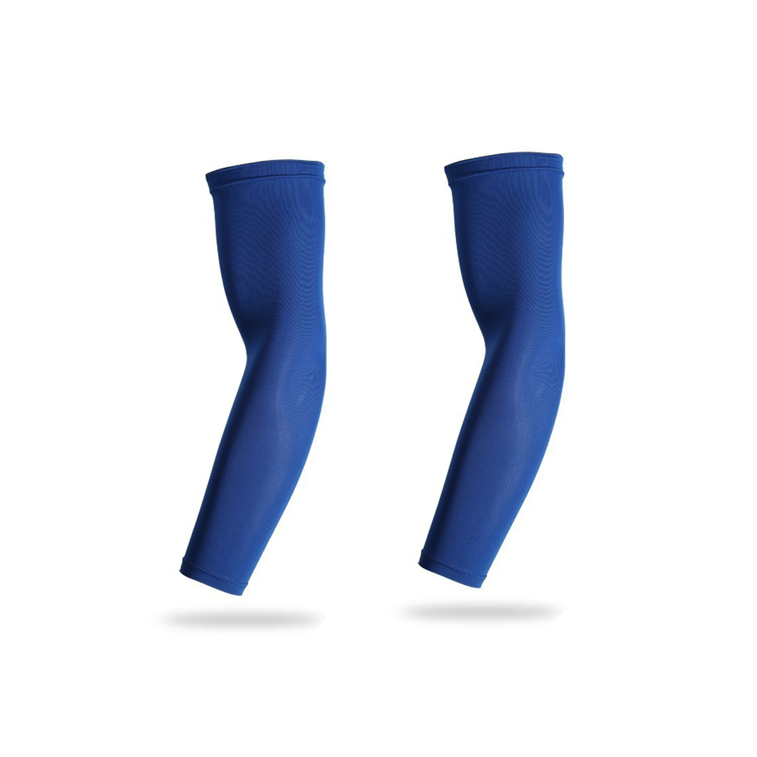 2 Pieces Blue Стоящая Спортивная рука компрессионный рукав баскетбол велоспорт рука грелка Лето Бег УФ Защита волейбол солнцезащитный крем полосы - Цвет: 2 Pieces Blue