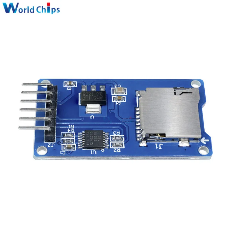 Плата для хранения Micro SD Mciro SD TF карта адаптер модуль расширения щит памяти SPI интерфейсы для Arduino AVR микроконтроллер