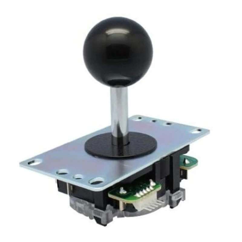 Абсолютно JLF-TP-8YT Sanwa Джойстик для аркадной игры Jamma 12 цветов - Цвет: Black