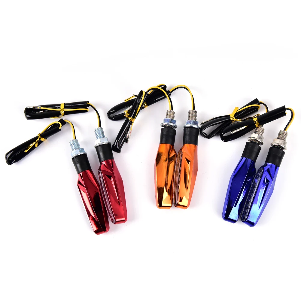 1 шт. гибкий сигнал поворота для мотоцикла светодиодсветодиодный указатели