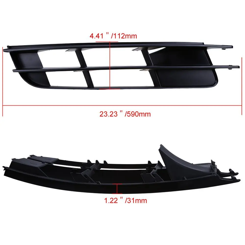 Новый высококачественный передний бампер из АБС-пластика центральный нижний