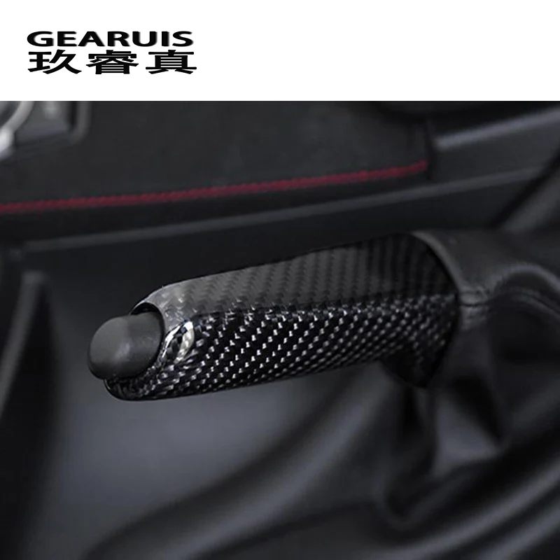 Автомобильный Стайлинг из углеродного волокна держатель для ручного тормоза Чехлы Накладка BMW 1 4 серии X1 F20