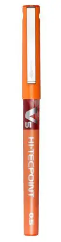 Ручки пилота Hi-Tecpoint 0,5 мм 0,7 мм гелевая ручка V5 V7 одноразовая ручка BX-V5 BX-V7 Японии - Цвет: Orange