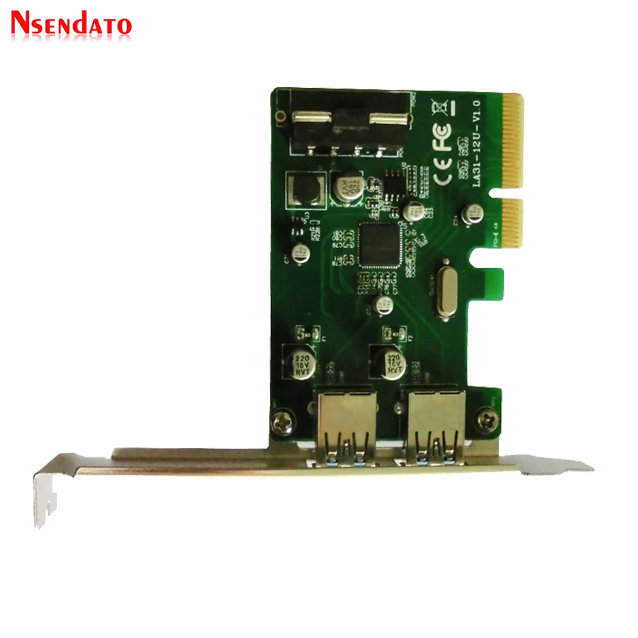Новая 2 порта USB 3 1 Тип C PCI экспресс карта E express x4 для USB3.1 ExpressCard адаптер Поддержка
