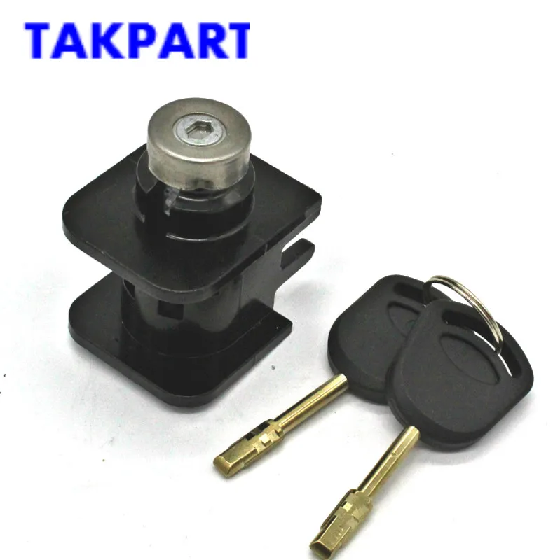 TAKPART Замок капота цилиндр замка с 2 ключами для Ford Transit MK6 2000 2006 4124287