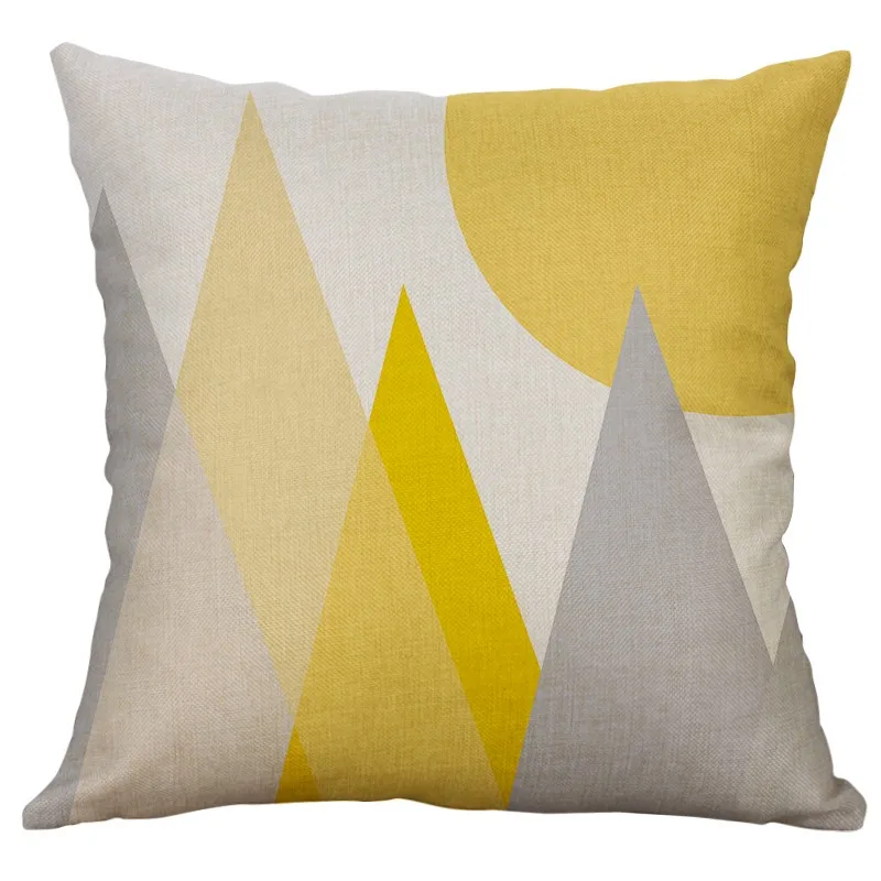 Простая льняная креативная прекрасная наволочка из полиэстера для дивана