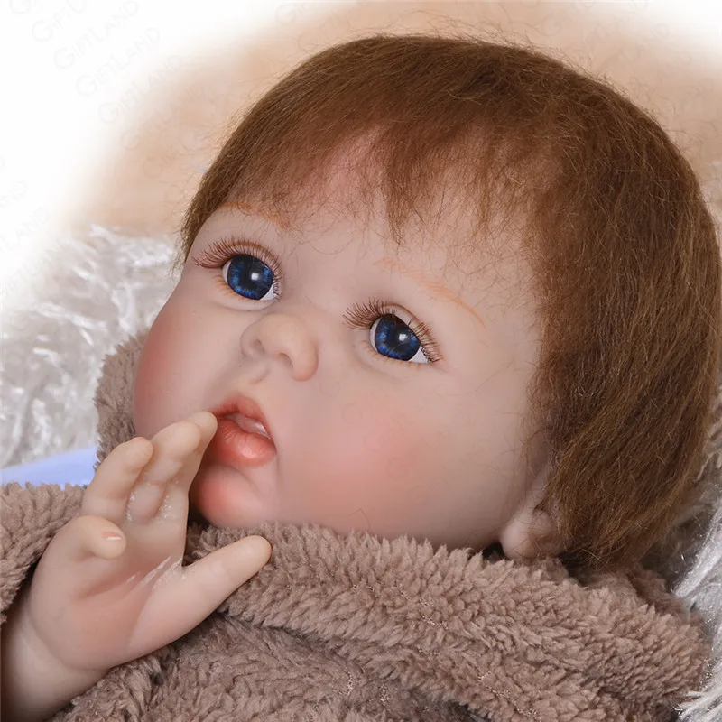Reborn Baby Doll Мягкие силиконовые мягкие детские плюшевые игрушки для детей подарок