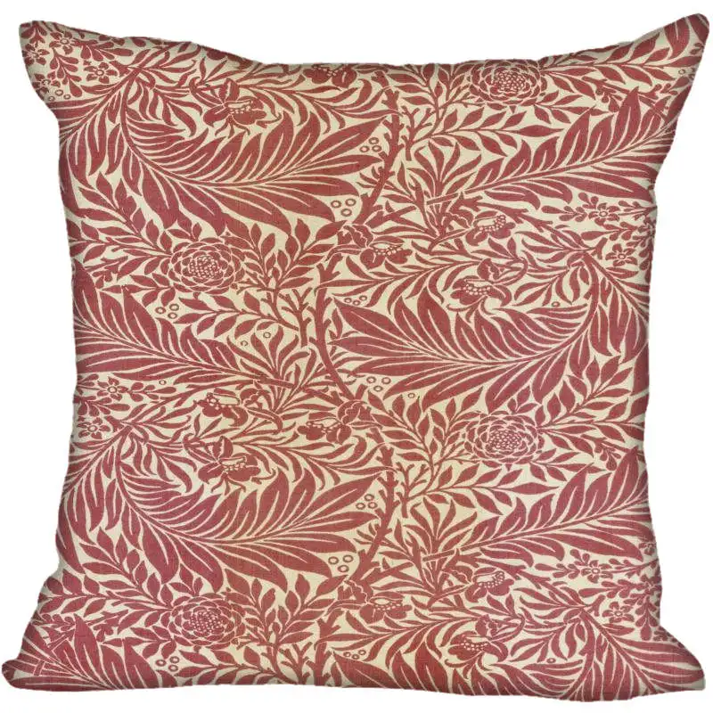 9 Hot Custom William Morris Square Pillowcase Custom Zippered Bedroom Home Pillow Cover Case 35X35cm,40x40cm - Цвет: 9
