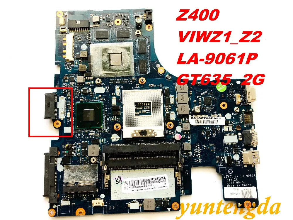 Оригинальная материнская плата для Lenovo Z400 viwz1 _ Z2 LA 9061P GT635 2G проверенные хорошие