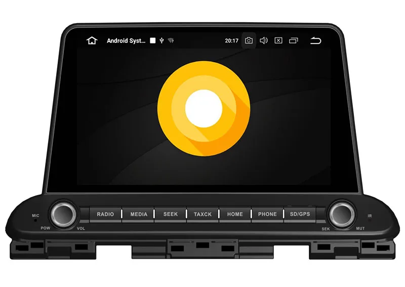 Belsee Android 8,0 головное устройство " ips экран Автомобильный плеер gps-навигация, радио, стерео Мультимедиа для Kia Forte K3 Cerato