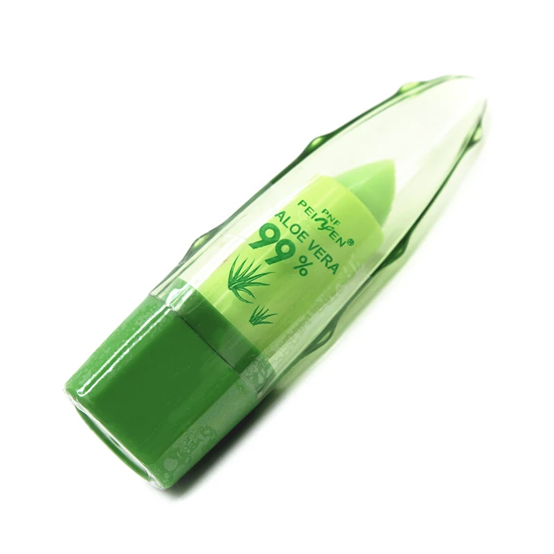 1 шт. гель алоэ вера Желе Помада питательный бальзам для губ изменение цвета