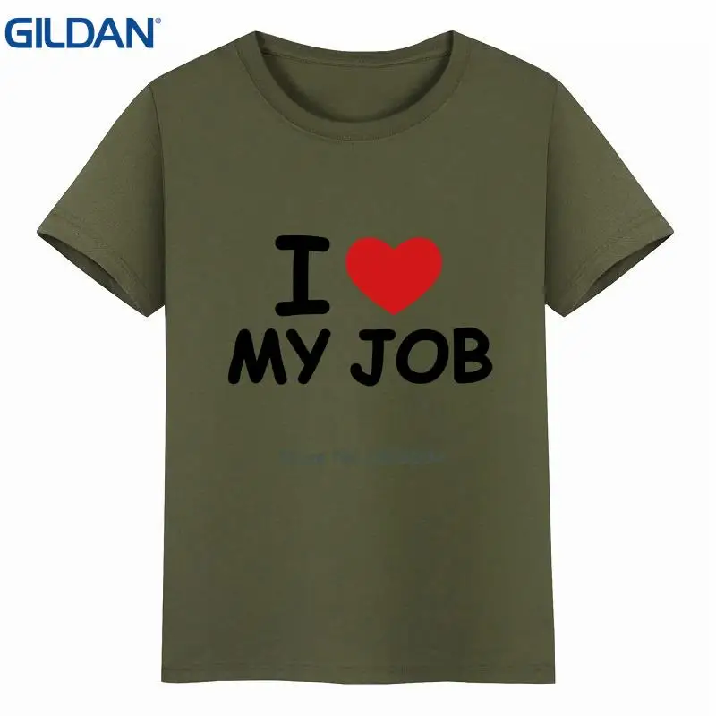 Интересно cool футболки хип хоп я люблю свою работу человек Мужская футболка S 100%
