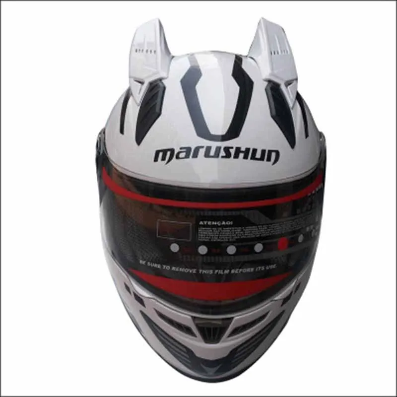 Шлем для мотокросса MALUSHUN casco мотоциклетный белый шлем на все сезоны | Автомобили и
