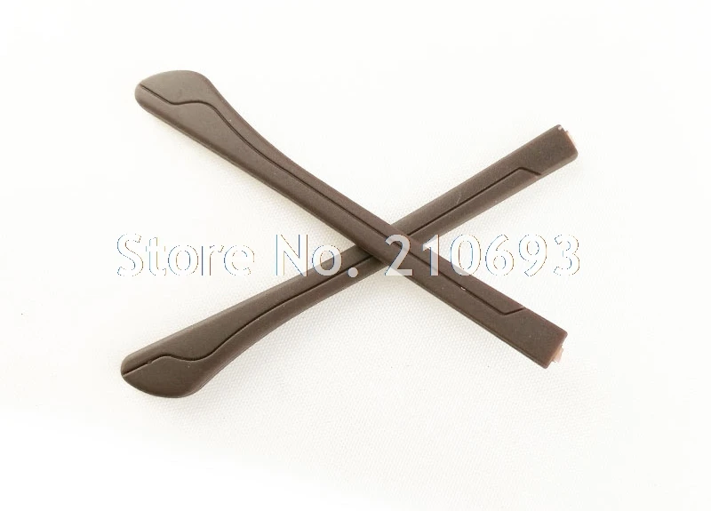 Brown 200 шт опт DT005 розничная противоскользящее покрытие из ПВХ очки аксессуары дужки оптическая рамка заушники - Цвет: Brown