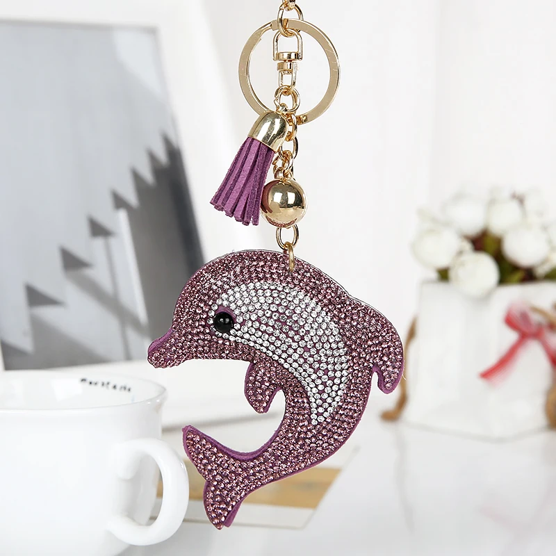 1 шт. модные милые брелки для ключей с дельфином | Украшения и аксессуары