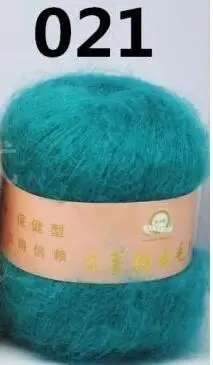 021 lake blue TPRPYN 1 шт. = 50 г мягкий мохер Кашемир Вязание шерсть пряжа DIY шаль шарф вязание крючком нитки поставки - Цвет: 021 lake blue