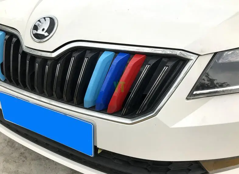 Авто решетка Планки для SKODA Superb, автомобильные аксессуары, 3 шт./компл., тюнинг автомобилей