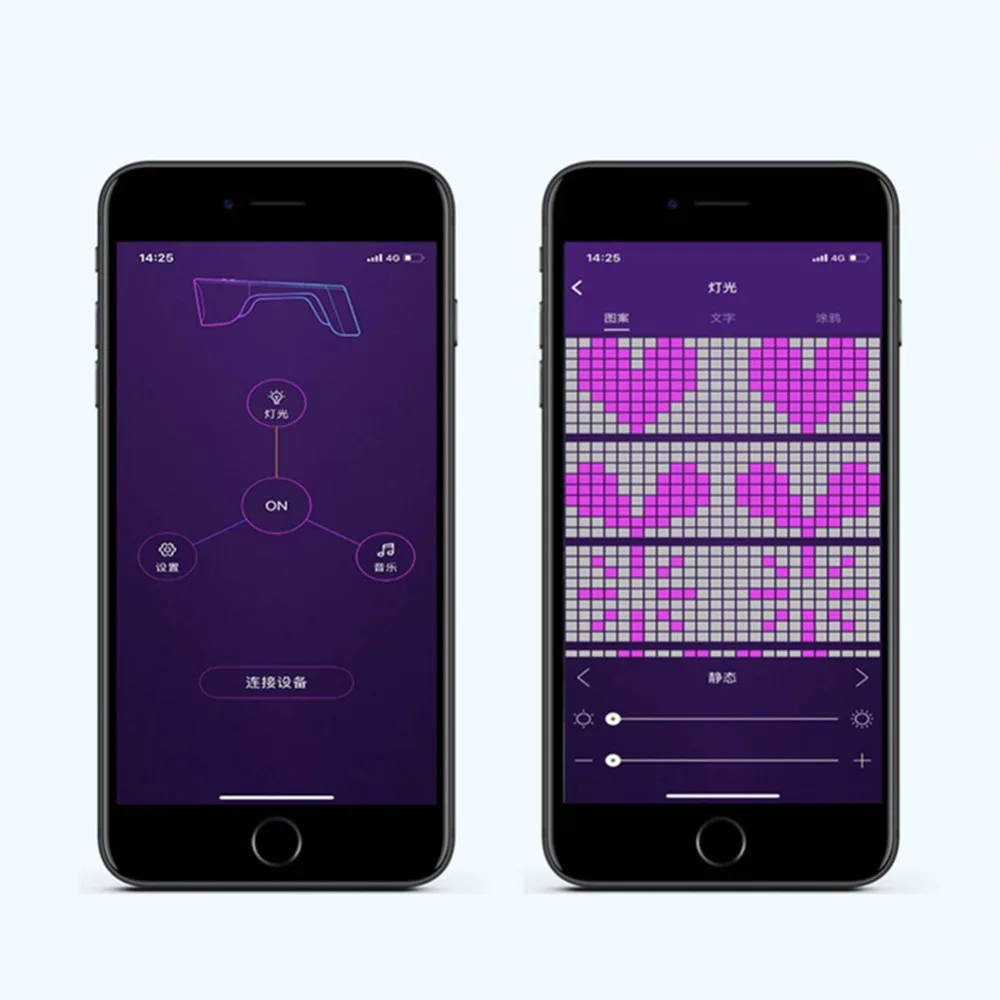 Светодиодный Панель Bluetooth Бейсболка+ Bluetooth светодиодный солнцезащитных очков череп мобильный телефон app-соединением Беспроводной Динамичный рисунок мигающие очки