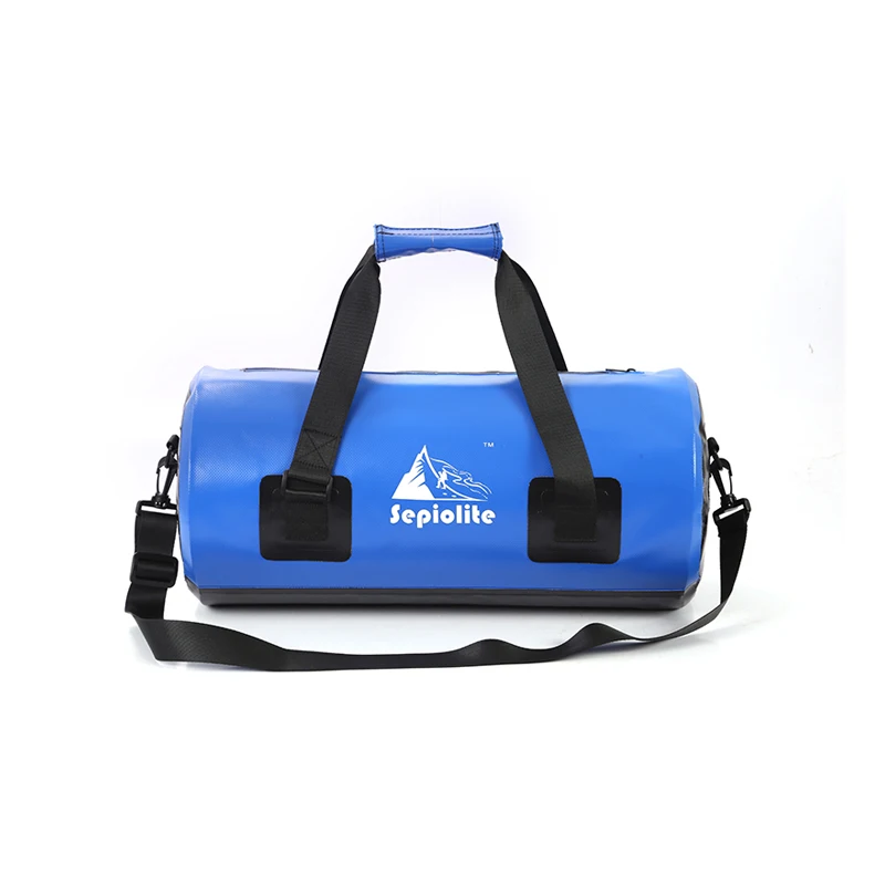 blue 20L Sepiolite brand20L30L большая емкость ПВХ водонепроницаемый вещевой Спорт Фитнес Йога плавательный мешок с водонепроницаемой молнией - Цвет: blue 20L