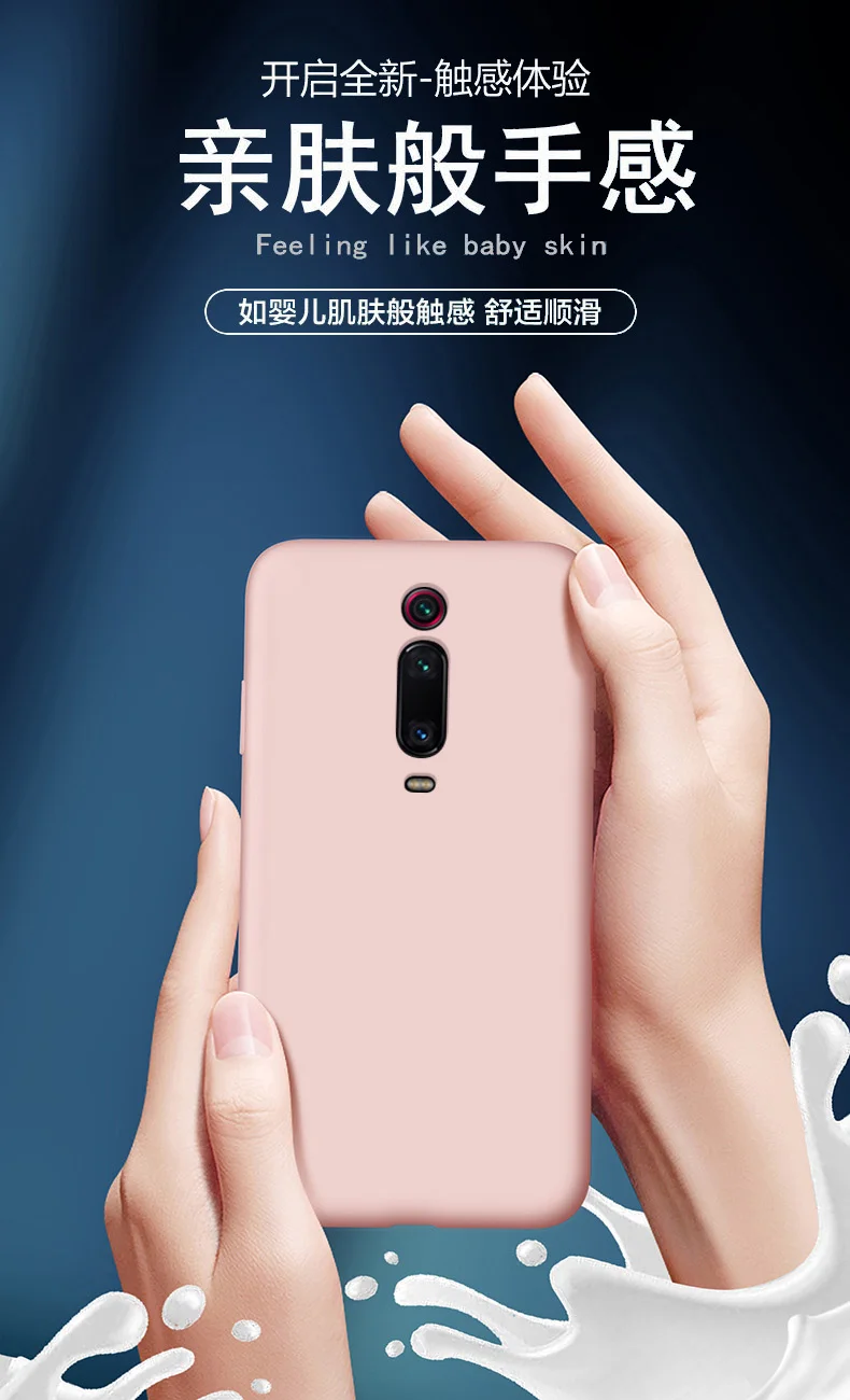 Чехол для Xiaomi Mi 9T Pro, мягкий жидкий силиконовый тонкий защитный чехол для Xiaomi mi 9t mi9t, полный чехол для телефона