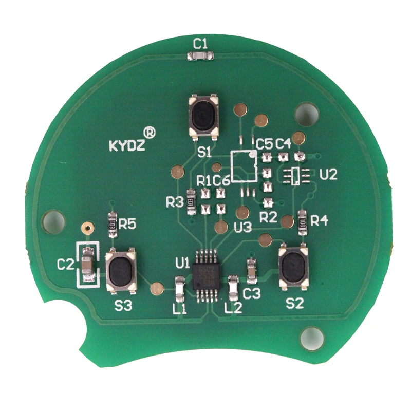 KEYECU дистанционный ключ брелок от машины 3 кнопки 433 МГц для Smart Fortwo Forfour Roadster City Passion