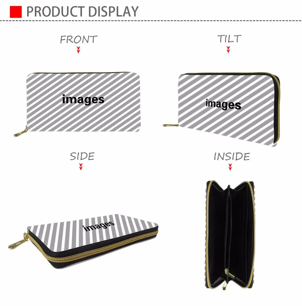 

Noisydesigns Wallet Female Coin Purses&Holders Retro Floral Womens Coin Purses&Holders Teenage Girls Long Thin Wallet Money Bag