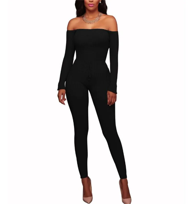 Fashionable Sexy Women's Night Shop Flat Pants Jumpsuits Street Trendy with Spring and Autumn High Elasticity Shoulder | Женская