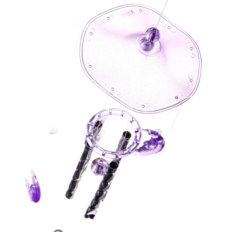 Новое поступление пластиковые кристаллы Moon 4 металлические трубки ветряные