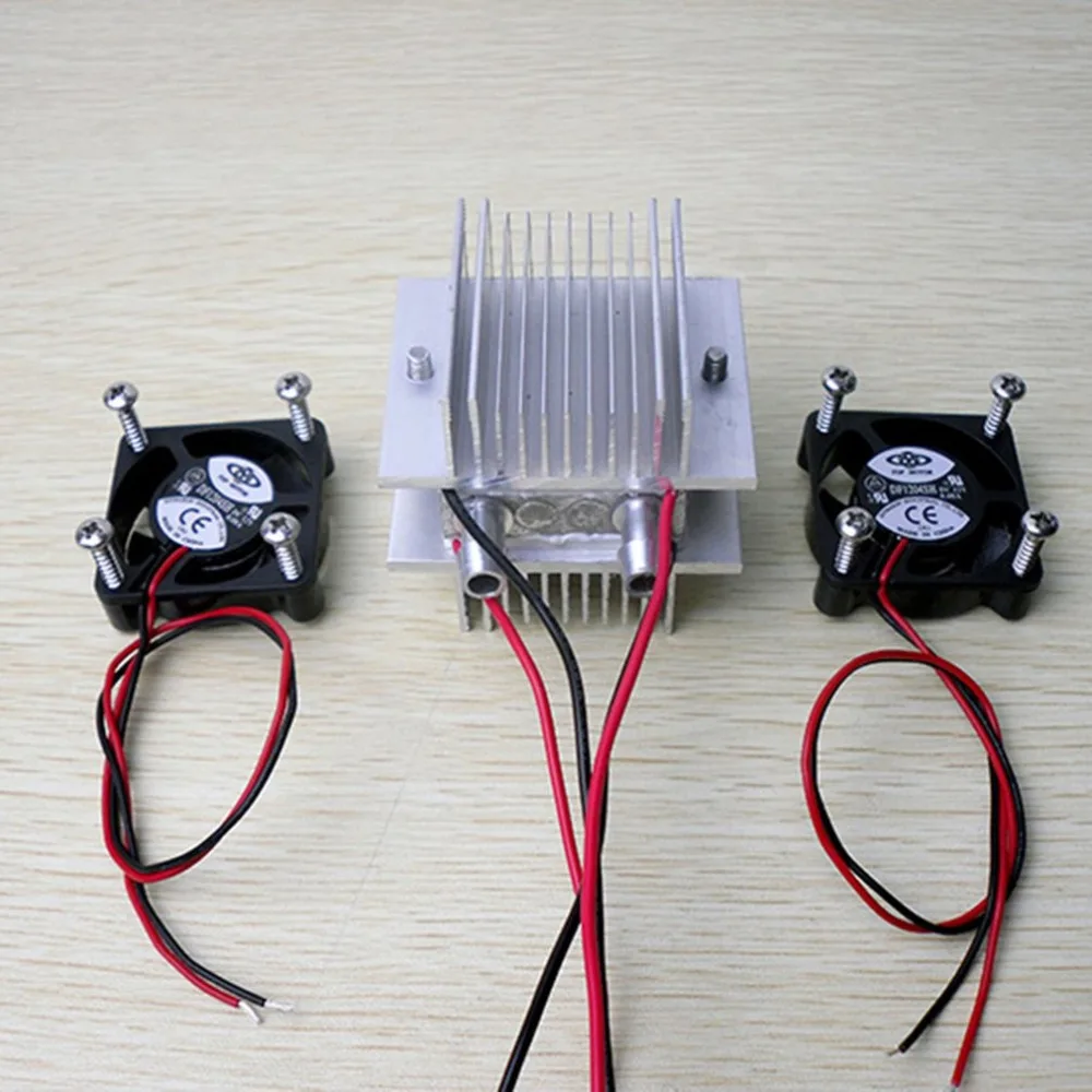 Diy термоэлектрические наборы Пельтье системы охлаждения воды + вентилятор 2 шт.