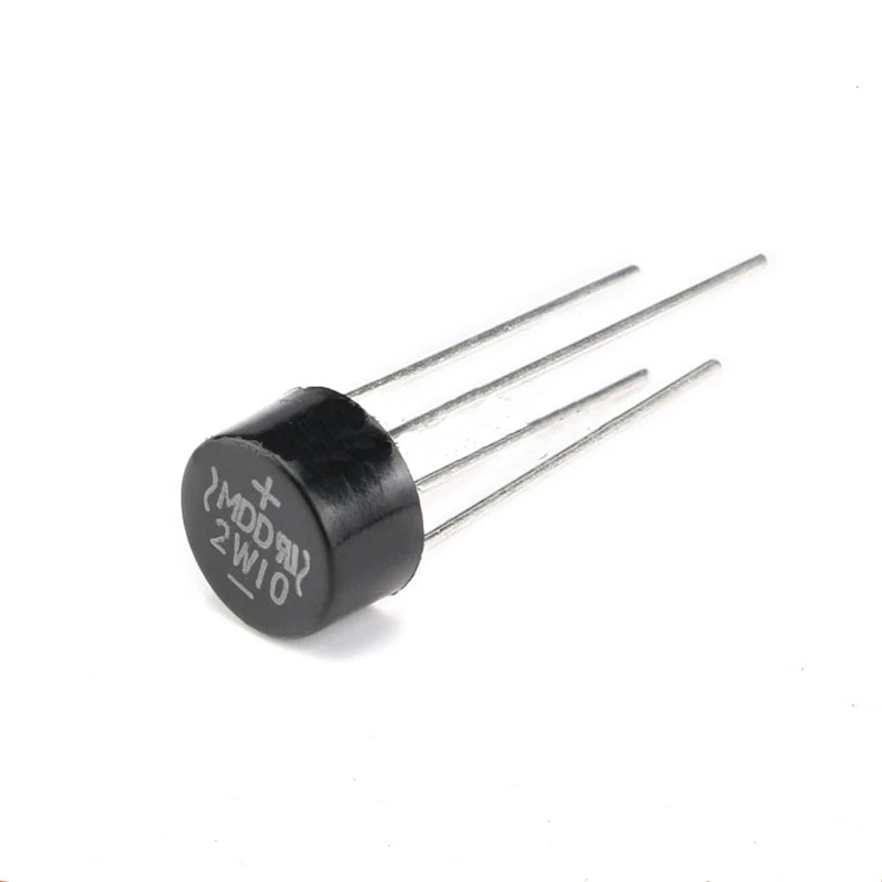 10 шт. MDD 2W10 2A/1000V Выпрямитель Круглый Силиконовый мостик выпрямитель|rectifier|rectifier