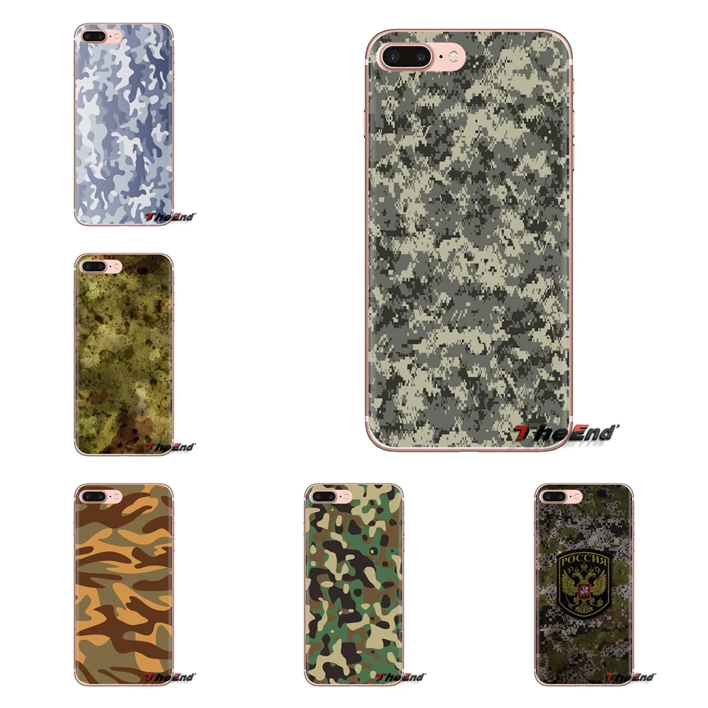 Мягкие прозрачные чехлы камуфляжные для Huawei Mate Honor 4C 5C 5X6X7 7A 7C 8 9 10 8C 8X20 Lite Pro - купить