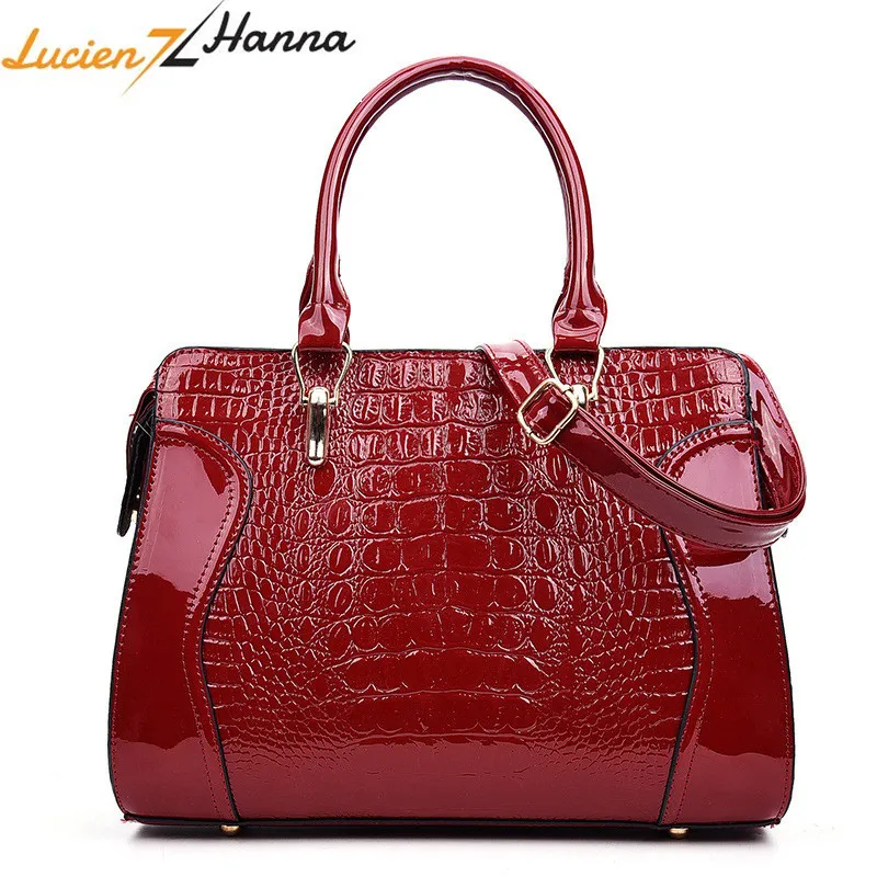 Сумка из крокодиловой кожи женские роскошные сумки дизайнерская сумка на плечо