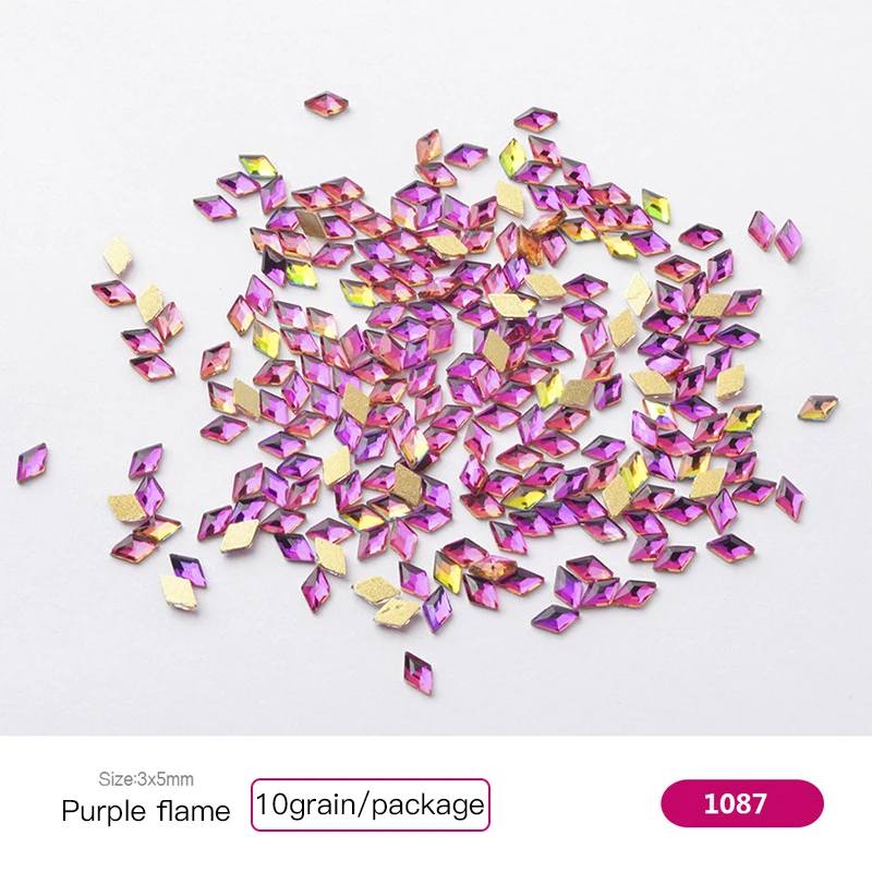 10 шт. стразы для дизайна ногтей хрустальные блестящие украшения полукруглые