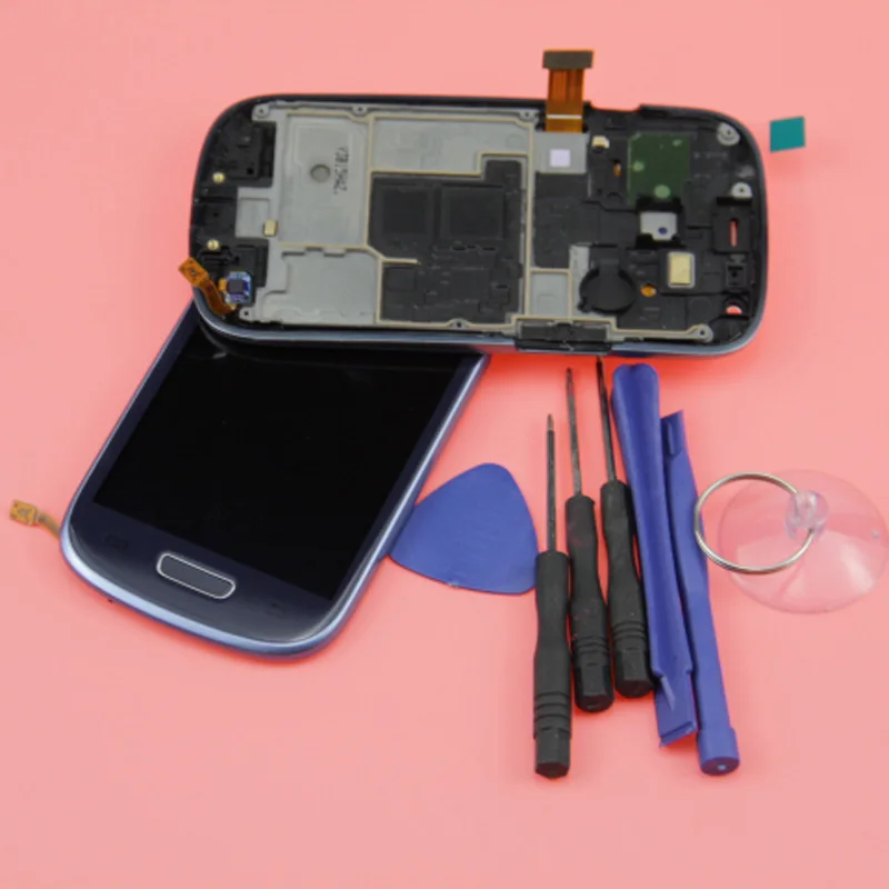I8190 ЖК дисплей для Samsung S3 Mini дигитайзер сенсорный экран полная сборка Запчасти