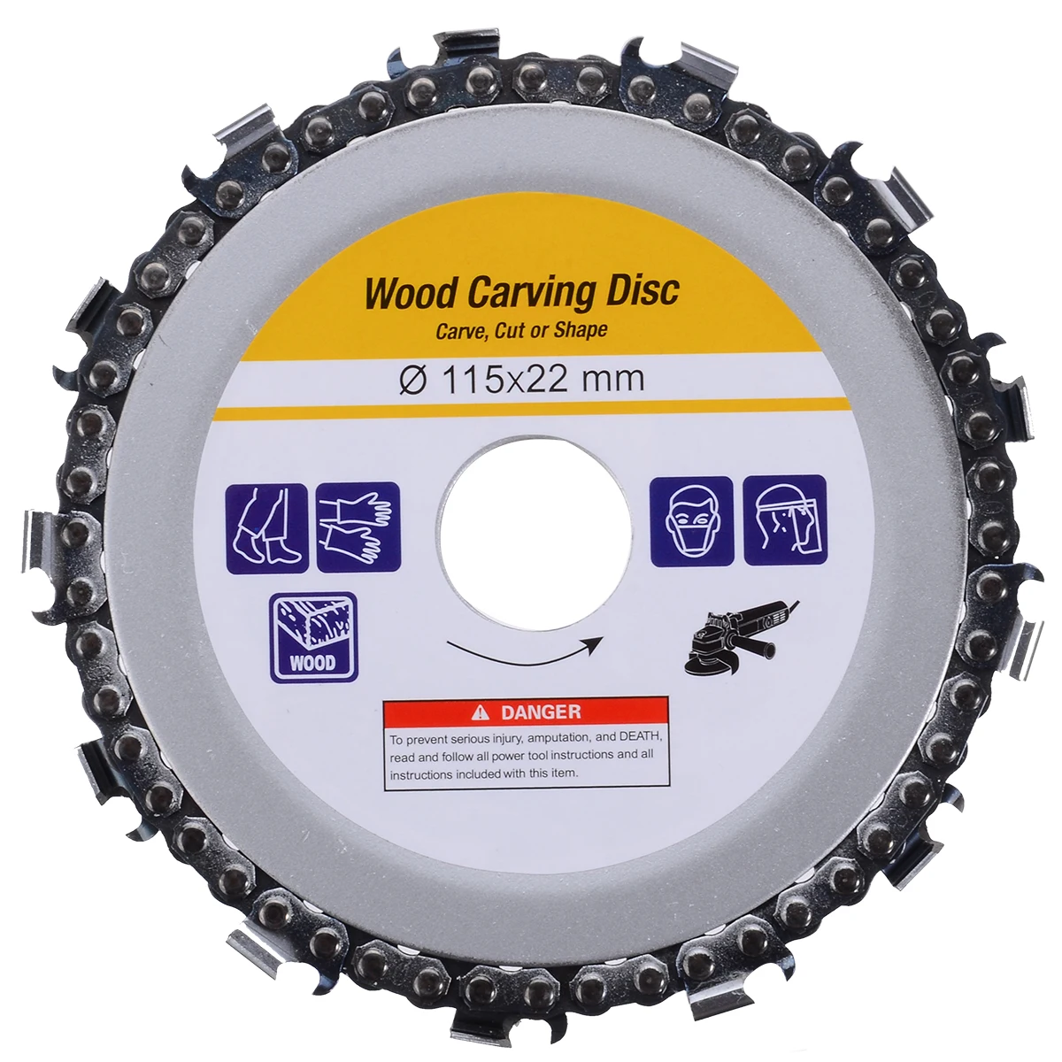 

Диск для резьбы по дереву 13 зубьев 115*22 мм из цементированного карбида, угловой шлифовальный диск для резьбы по дереву, цепная пила, Деревообрабатывающие инструменты