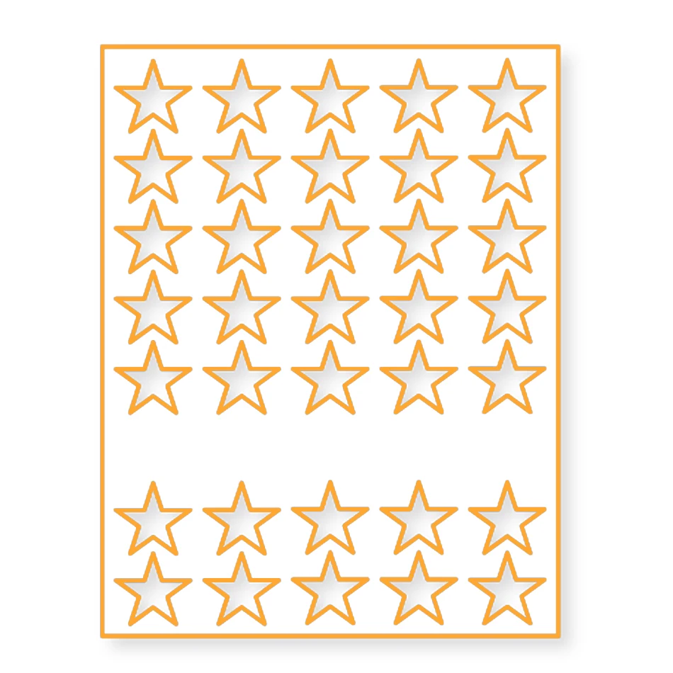 Eastshape много звезд рамка фон металлические режущие штампы для скрапбукинга