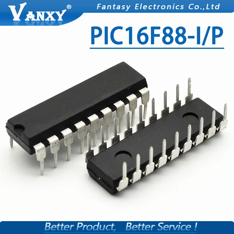 1 шт. PIC16F88-I/P DIP-18 PIC16F88 DIP18 | Электронные компоненты и принадлежности