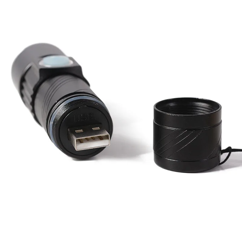 USB Перезаряжаемый Q5 Мини светодиодный фонарик наружный Водонепроницаемый