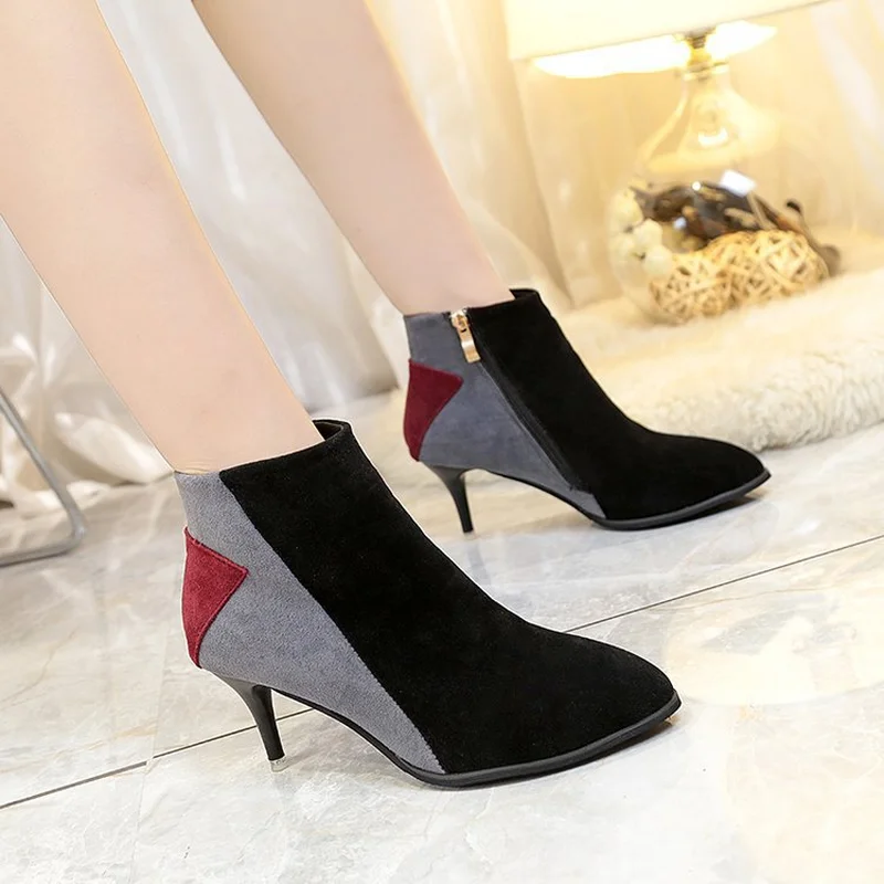 Женские ботинки новые осенние Брендовые повседневные модные элегантные