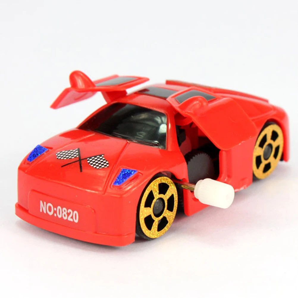 Милые мультяшные заводные игрушки случайного цвета для бега машинка заводная